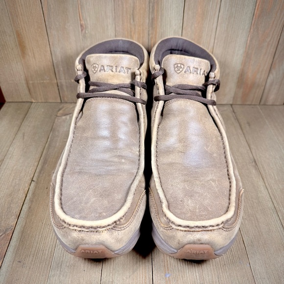 Ariat Spitfire Moc Toe Boots Brown Bomber Size 10 D - Picture 3 of 11